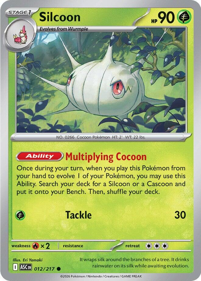 Ascended Heroes Silcoon Pokémon card